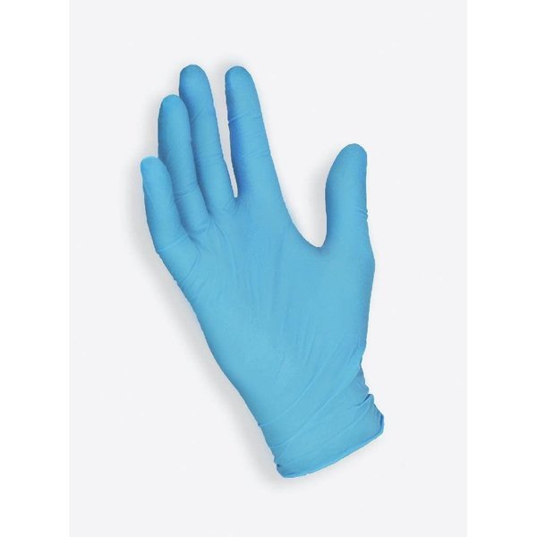 Niflex45, Nitrile Disposable Gloves, 4 mil Palm, Nitrile, Powder-Free, 2XL, 900 PK, Blue, Umbo, Mfr#: H119-2XL